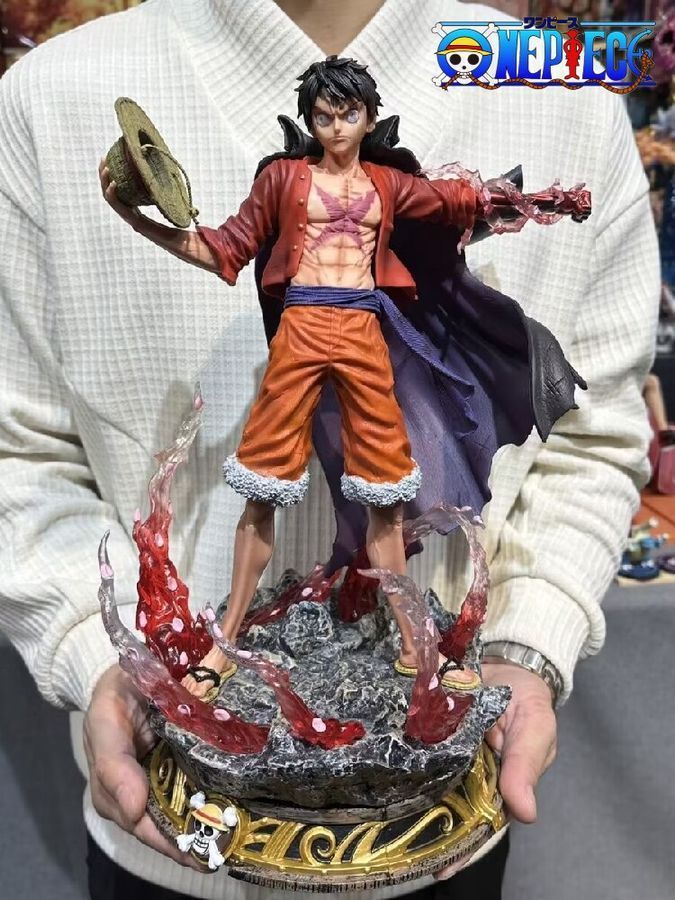 Аніме фігурка One Piece Ван Піс Luffy Мугівара Луффі з підсвічуванням, 36 см (OP 0064)