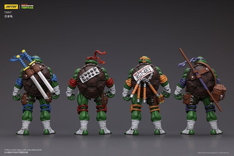 Фігурка Черепашки-Ніндзя TMNT JOYTOY Рафаель, рухома, 10,6 см (TMNT 0002)