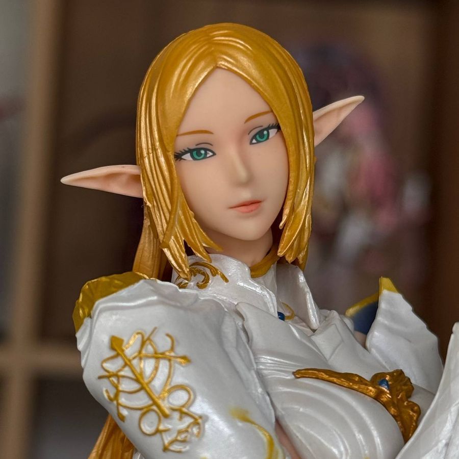Фигурка из игры Lineage Ланэйдж эльфийка Shining Wizard and Sawatica, 26 см (LIAG 0001)