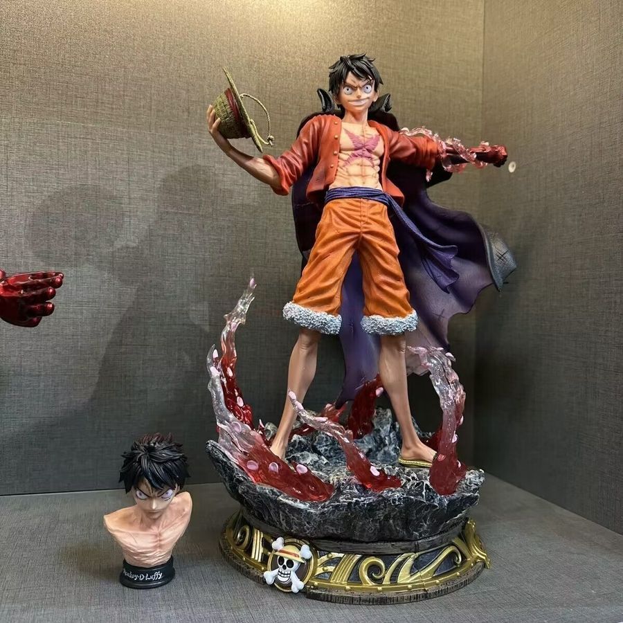 Аніме фігурка One Piece Ван Піс Luffy Мугівара Луффі з підсвічуванням, 36 см (OP 0064)