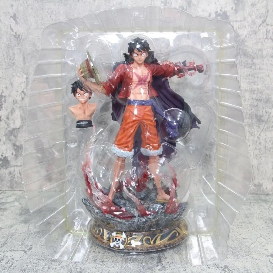 Аніме фігурка One Piece Ван Піс Luffy Мугівара Луффі з підсвічуванням, 36 см (OP 0064)