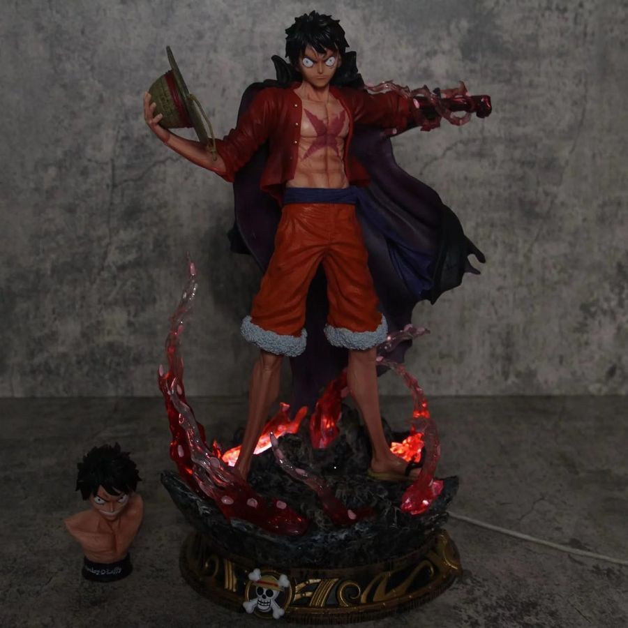 Аніме фігурка One Piece Ван Піс Luffy Мугівара Луффі з підсвічуванням, 36 см (OP 0064)