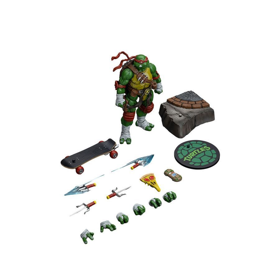 Фігурка Черепашки-Ніндзя TMNT JOYTOY Рафаель, рухома, 10,6 см (TMNT 0002)