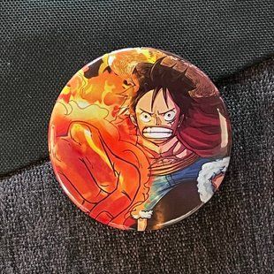 Значок аниме One Piece - Ван Пис, диаметр 58 мм (ZNOP 0034)