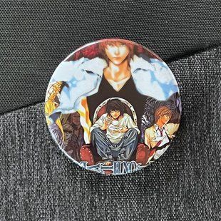 Значок аниме Тетрадь смерти Death Note, диаметр 58 мм (ZNDNA 0016)