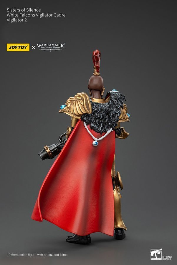 Фігурка з гри Warhammer 40k, Сестри Тиші, Білі Соколи, Віджилатор, JOYTOY, рухома, 10,6 см (WHR 0225)