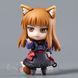 Аніме фігурка нендороїд Spice and Wolf, Вовчиця та прянощі Holo, Холо, 9 см (SW 0008)