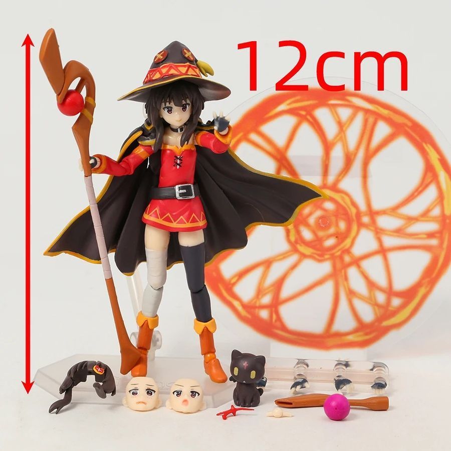Аниме фигурка KonoSuba Богиня благословляет этот прекрасный мир Megumin Мегумин, подвижная, 12 см (KOSU 0004)