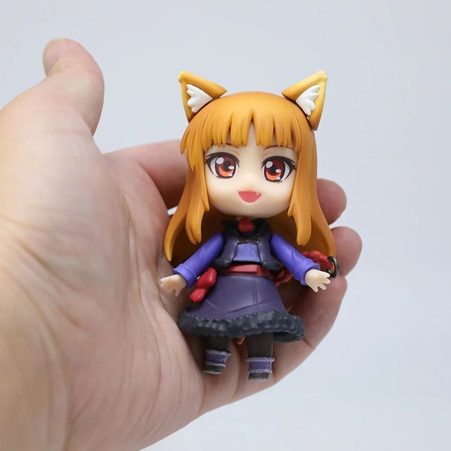 Аніме фігурка нендороїд Spice and Wolf, Вовчиця та прянощі Holo, Холо, 9 см (SW 0008)