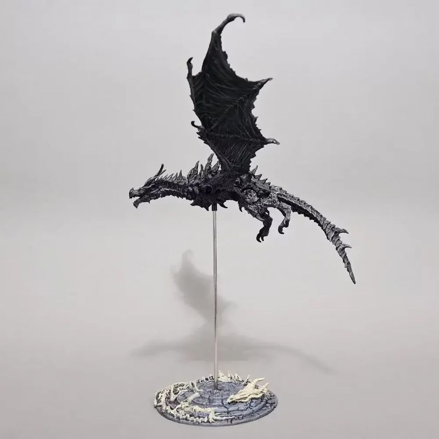 Фигурка из игры Elder Scrolls V Skyrim Alduin дракон Алдуин, подвижный, 25 см (TES 0001)