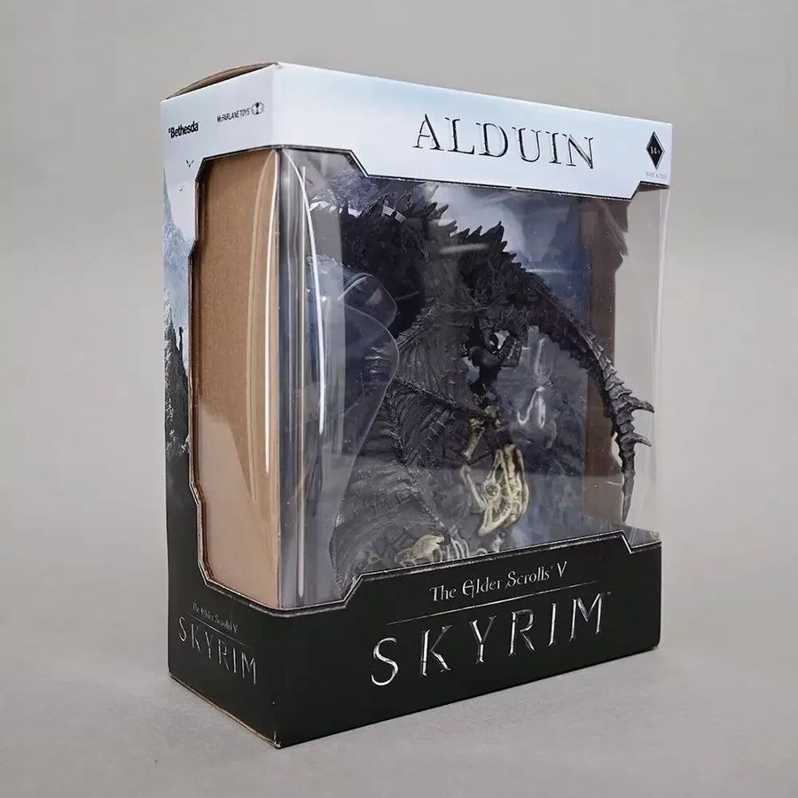 Фигурка из игры Elder Scrolls V Skyrim Alduin дракон Алдуин, подвижный, 25 см (TES 0001)