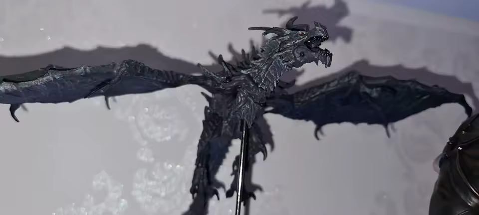 Фигурка из игры Elder Scrolls V Skyrim Alduin дракон Алдуин, подвижный, 25 см (TES 0001)