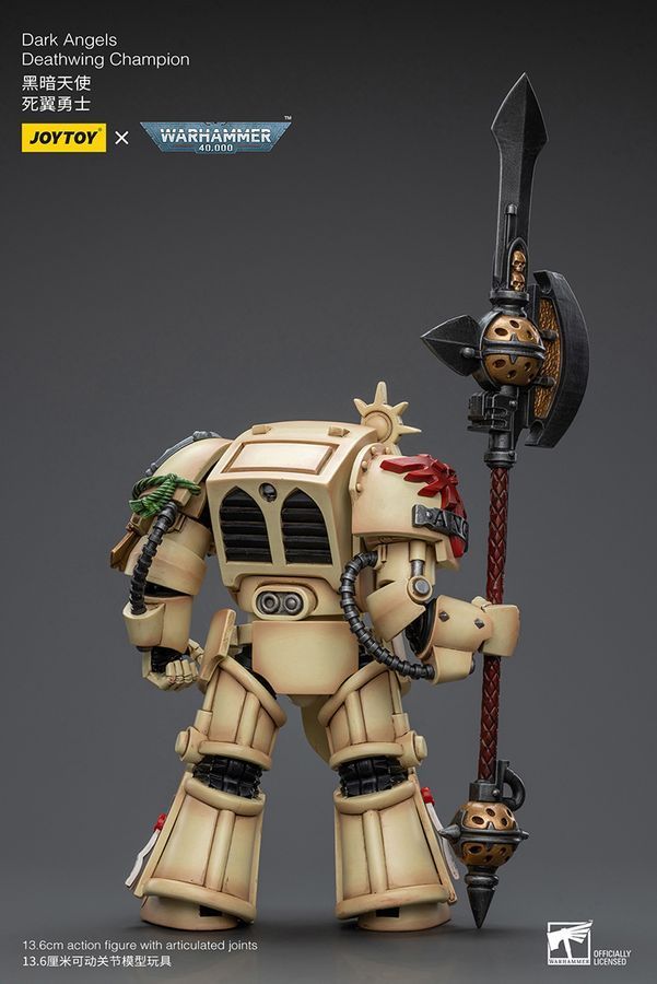 Фигурка из игры Warhammer 40k, Тёмные Ангелы, Чемпион Темных Ангелов, JOYTOY, подвижная, 13,6 см (WHR 0014)