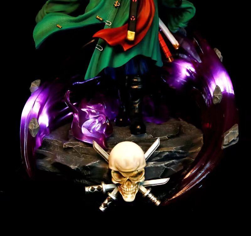 Аниме фигурка Ван Пис, One Piese, Roronoa Zoro, Ророноа Зоро, с подсветкой, 44 cм (OP 0100)