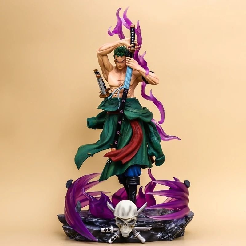 Аниме фигурка Ван Пис, One Piese, Roronoa Zoro, Ророноа Зоро, с подсветкой, 44 cм (OP 0100)