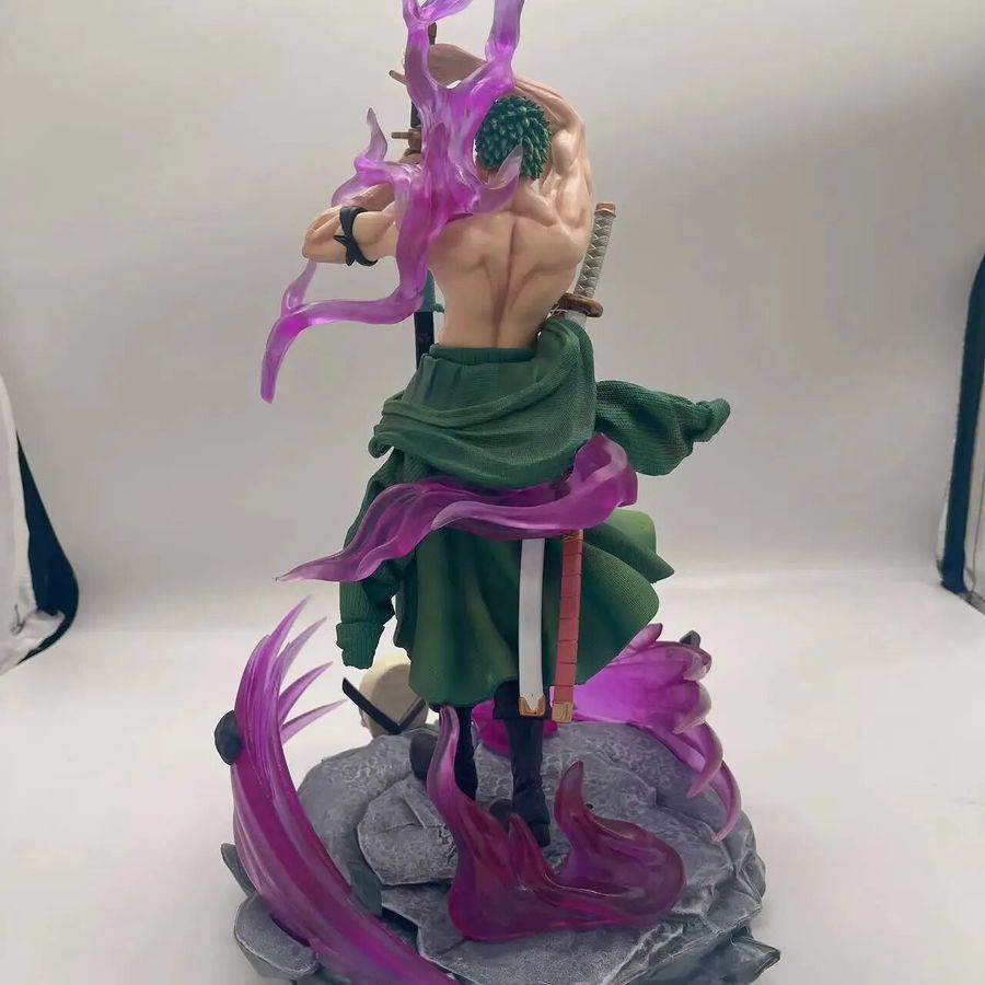 Аниме фигурка Ван Пис, One Piese, Roronoa Zoro, Ророноа Зоро, с подсветкой, 44 cм (OP 0100)