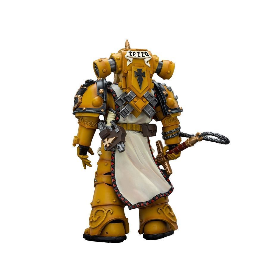 Фигурка из игры Warhammer 40k, Имперские Кулаки Сигизмунд, Первый капитан Имперских Кулаков, JOYTOY, подвижная, 12,5 см (WHR 0142)