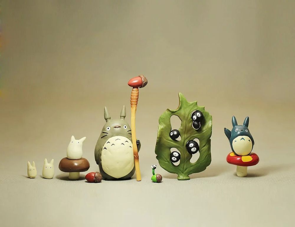 Аниме фигурка Totoro, Мой сосед Тоторо, розборная (TOT 0003)