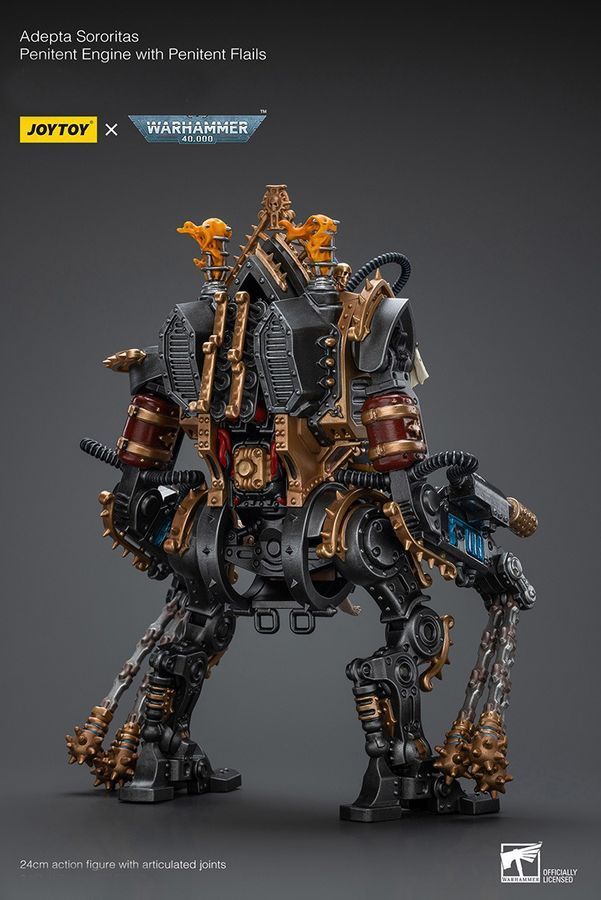 Фигурка из игры Warhammer 40k, Машина покаяния Адепта Сороритас с цепями покаяния, JOYTOY, подвижная, 24 см (WHR 0226)