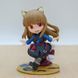 Аниме фигурка Spice and Wolf, Волчица и пряности Holo, Холо на палитре, 10 см (SW 0009)