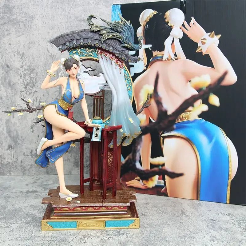 Фігурка з гри Street fighter Вуличний Боєць, Chun Li, Чунь-Лі, 48 см (STF 0001)
