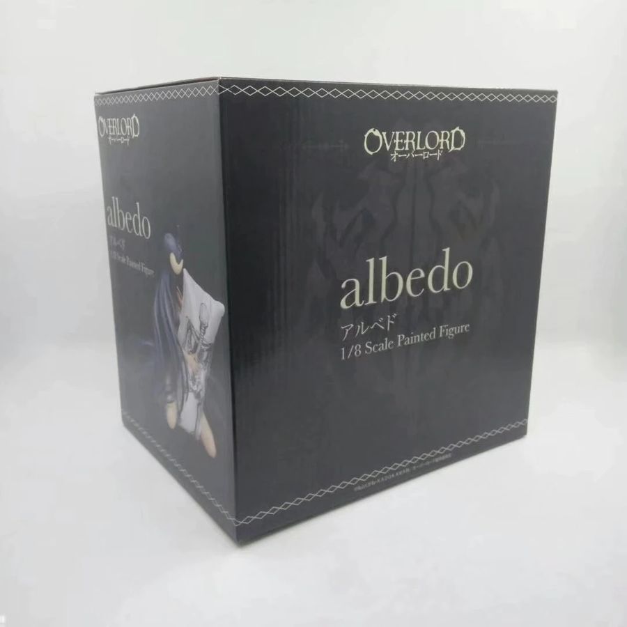 Аніме фігурка Overlord, Король Albedo, Альбедо з подушкою, 14 см (OVE 0004)
