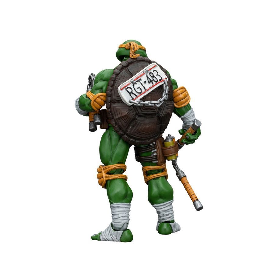 Фигурка Черепашки-Ниндзя TMNT JOYTOY Микеланджело, подвижная, 10,6 см (TMNT 0004)