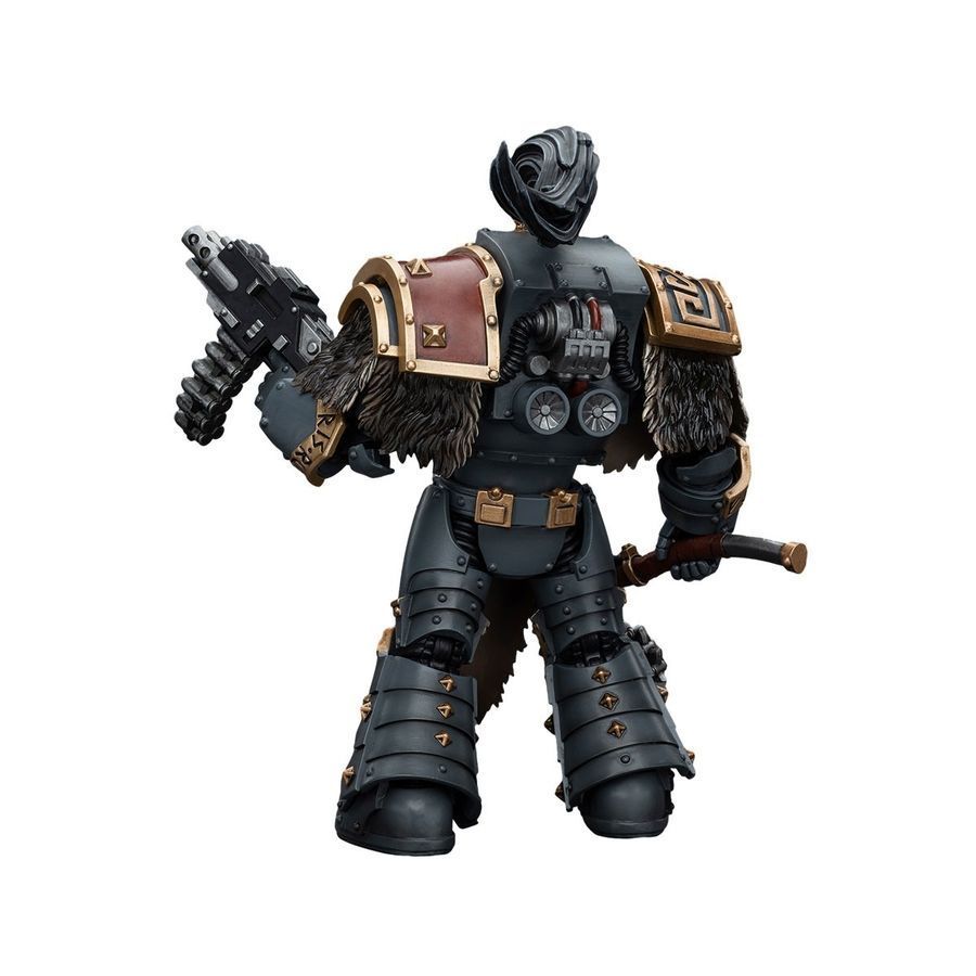 Фігурка з гри Warhammer 40k, Космічні Вовки Загін Вовчої Вартової Варагір, JOYTOY, рухлива, 13,6 см (WHR 0121)