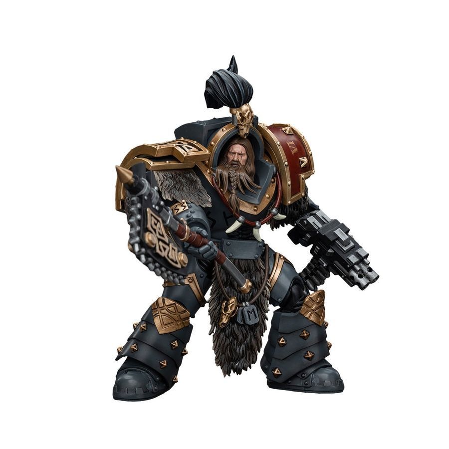 Фігурка з гри Warhammer 40k, Космічні Вовки Загін Вовчої Вартової Варагір, JOYTOY, рухлива, 13,6 см (WHR 0121)