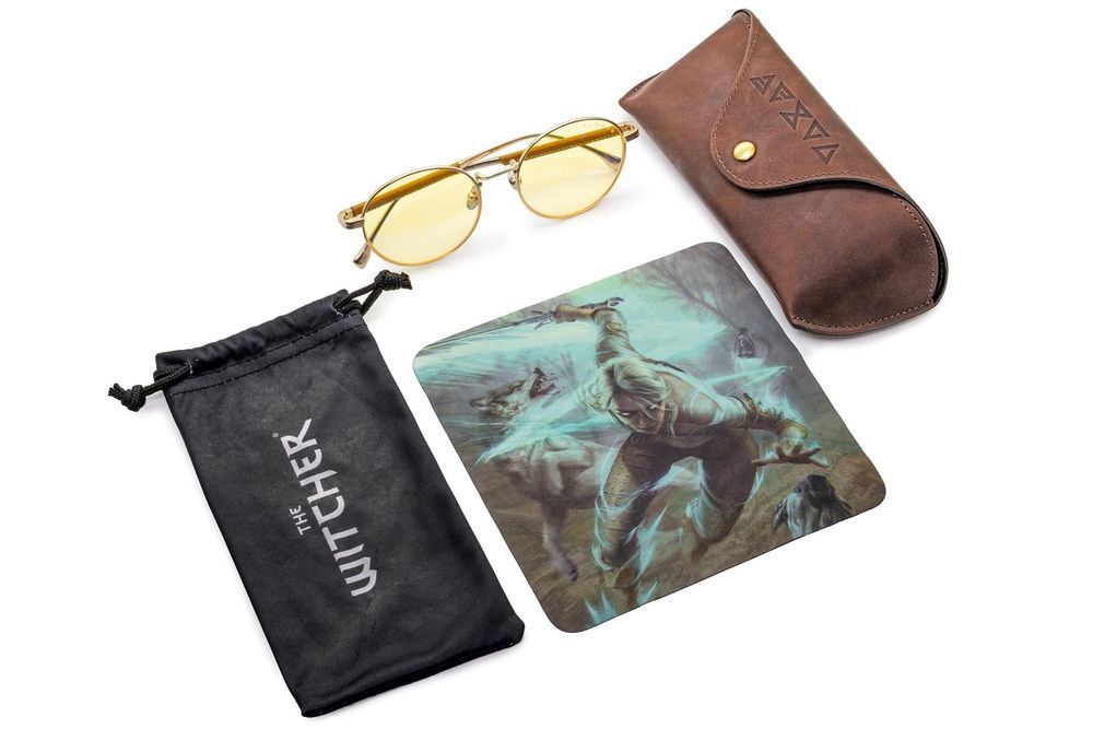 Компьютерные очки для геймеров Gunnar The Witcher Ciri Meteorite/Saddle, коллекция Ведьмак Цири, Amber (WIT-CIR01)