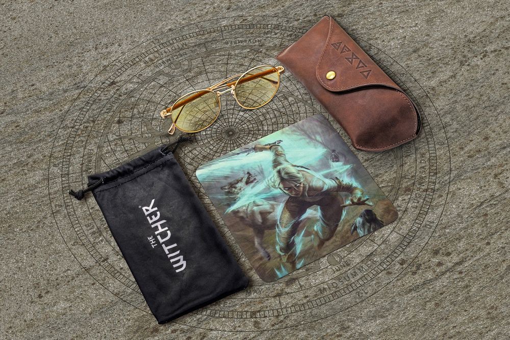 Компьютерные очки для геймеров Gunnar The Witcher Ciri Meteorite/Saddle, коллекция Ведьмак Цири, Amber (WIT-CIR01)
