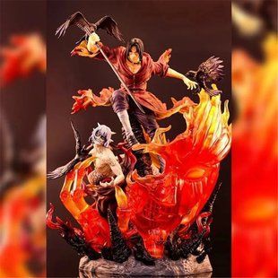 Аниме фигурка Naruto Itachi Uchiha Учиха Итачи, неподвижный, с подсветкой, 40 см (NAR 0103)