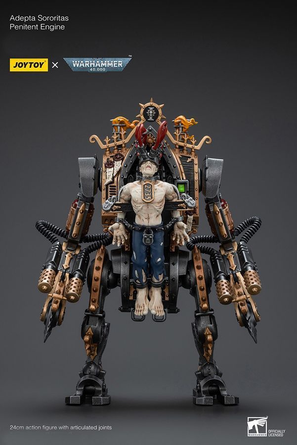 Фигурка из игры Warhammer 40k, Кающаяся машина Адепта Сороритас, JOYTOY, подвижная, 24 см (WHR 0227)