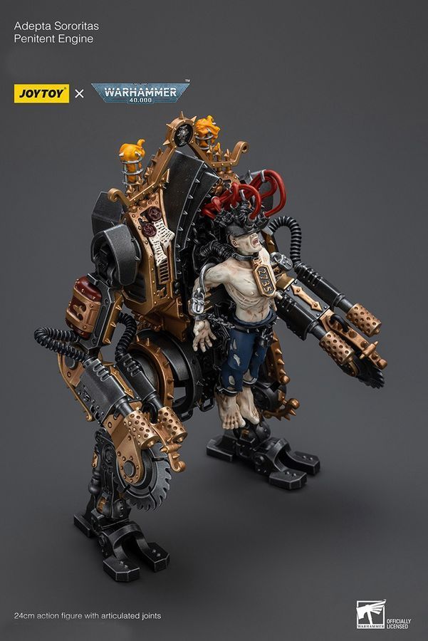 Фигурка из игры Warhammer 40k, Кающаяся машина Адепта Сороритас, JOYTOY, подвижная, 24 см (WHR 0227)