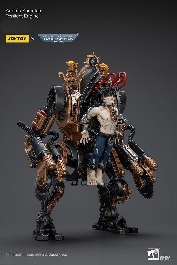 Фигурка из игры Warhammer 40k, Кающаяся машина Адепта Сороритас, JOYTOY, подвижная, 24 см (WHR 0227)