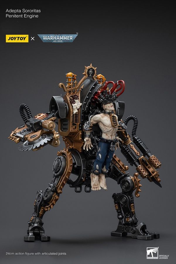 Фигурка из игры Warhammer 40k, Кающаяся машина Адепта Сороритас, JOYTOY, подвижная, 24 см (WHR 0227)