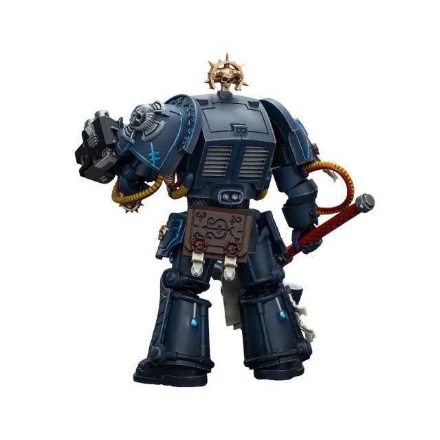 Фигурка из игры Warhammer 40k, Библиотекарь Ультрамаринов в терминаторских доспехах, JOYTOY, подвижная, 14,3 см (WHR 0072)