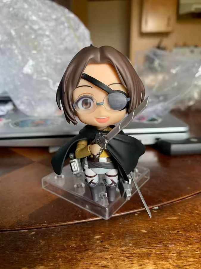 Аниме фигурка нендороид Атака титанов Attack on Titan 1123 Hans Zoe, Ханжи Зоэ, 9 см (AT 0029)