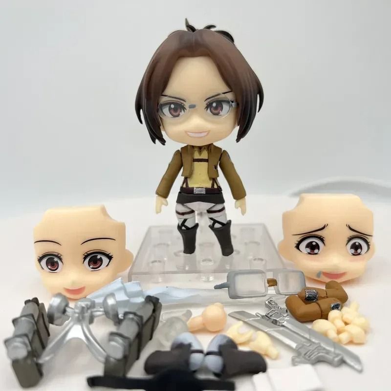 Аниме фигурка нендороид Атака титанов Attack on Titan 1123 Hans Zoe, Ханжи Зоэ, 9 см (AT 0029)
