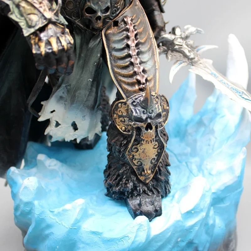 Фігурка World of Warcraft Варкрафт Arthas Lich King Король лич Артас, з підсвічуванням, 38 см (WC 00026)