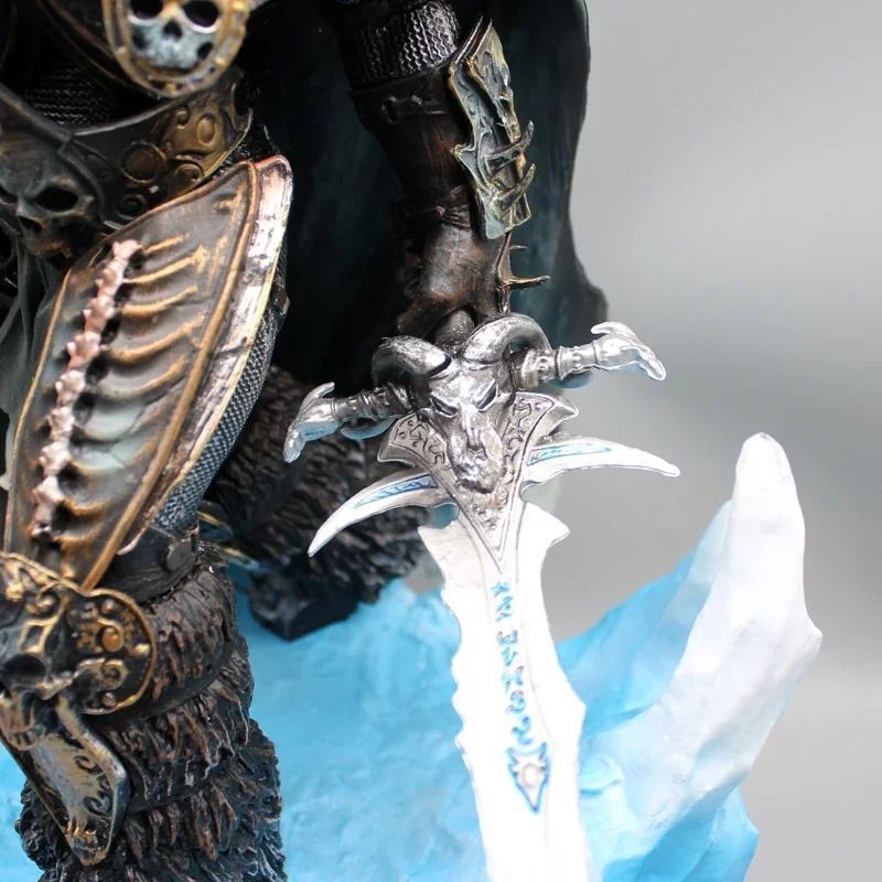 Фігурка World of Warcraft Варкрафт Arthas Lich King Король лич Артас, з підсвічуванням, 38 см (WC 00026)