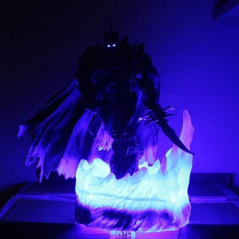 Фігурка World of Warcraft Варкрафт Arthas Lich King Король лич Артас, з підсвічуванням, 38 см (WC 00026)