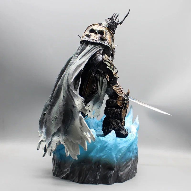 Фігурка World of Warcraft Варкрафт Arthas Lich King Король лич Артас, з підсвічуванням, 38 см (WC 00026)