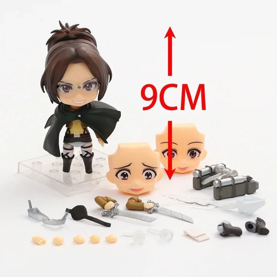 Аниме фигурка нендороид Атака титанов Attack on Titan 1123 Hans Zoe, Ханжи Зоэ, 9 см (AT 0029)