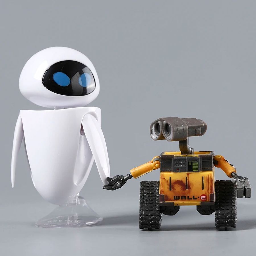 Фігурка з мультфільму WALL-E Валлі та Єва, рухома, 10 см (WAL 0001)