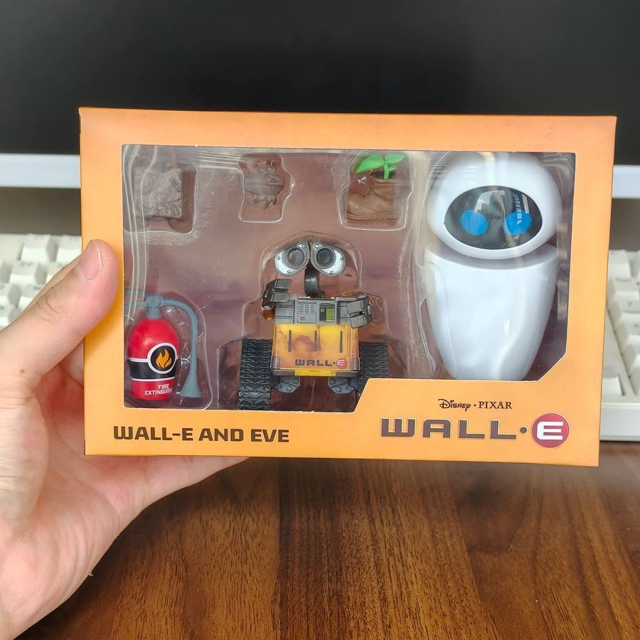 Фігурка з мультфільму WALL-E Валлі та Єва, рухома, 10 см (WAL 0001)