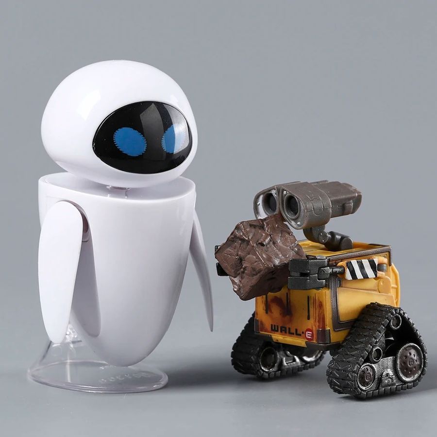 Фігурка з мультфільму WALL-E Валлі та Єва, рухома, 10 см (WAL 0001)