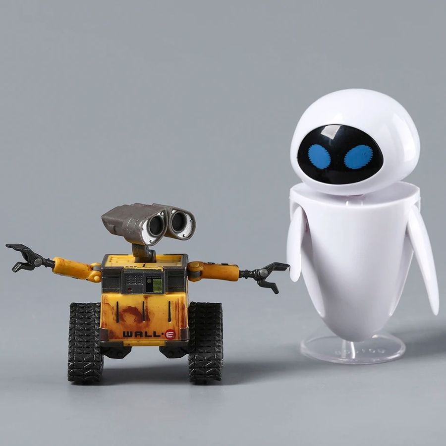 Фігурка з мультфільму WALL-E Валлі та Єва, рухома, 10 см (WAL 0001)
