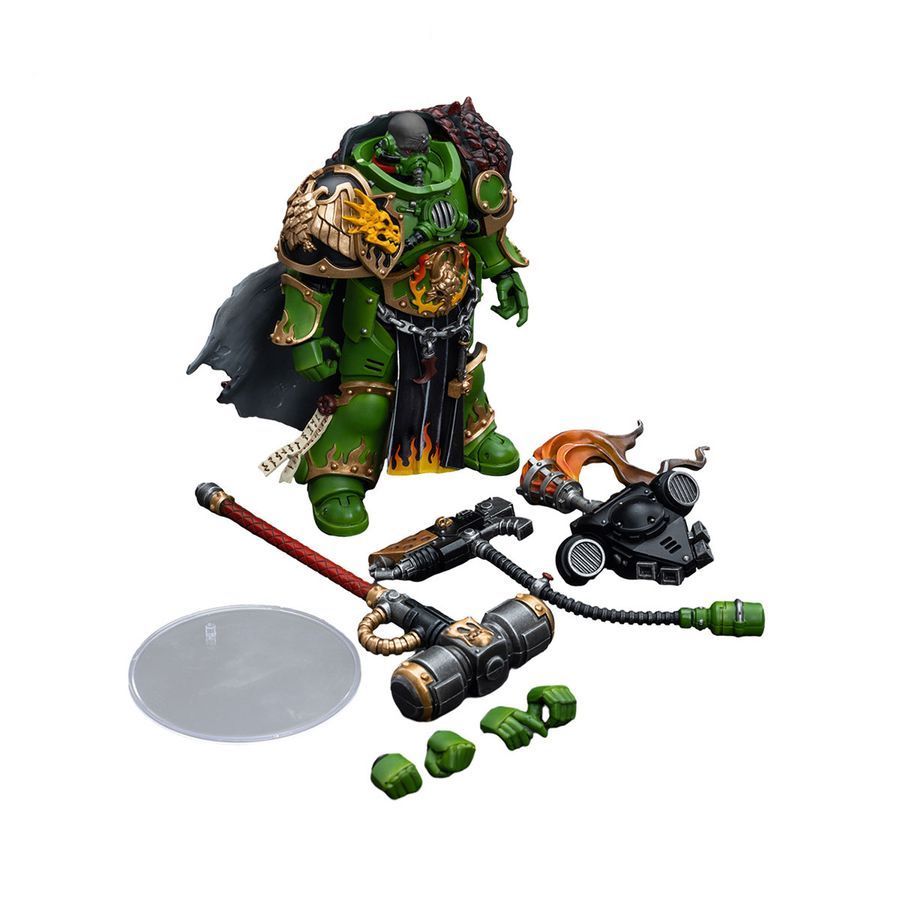 Фигурка из игры Warhammer 40k, Капитан Саламандр Адракс Агатон, JOYTOY, подвижная, 12,4 см (WHR 0033)