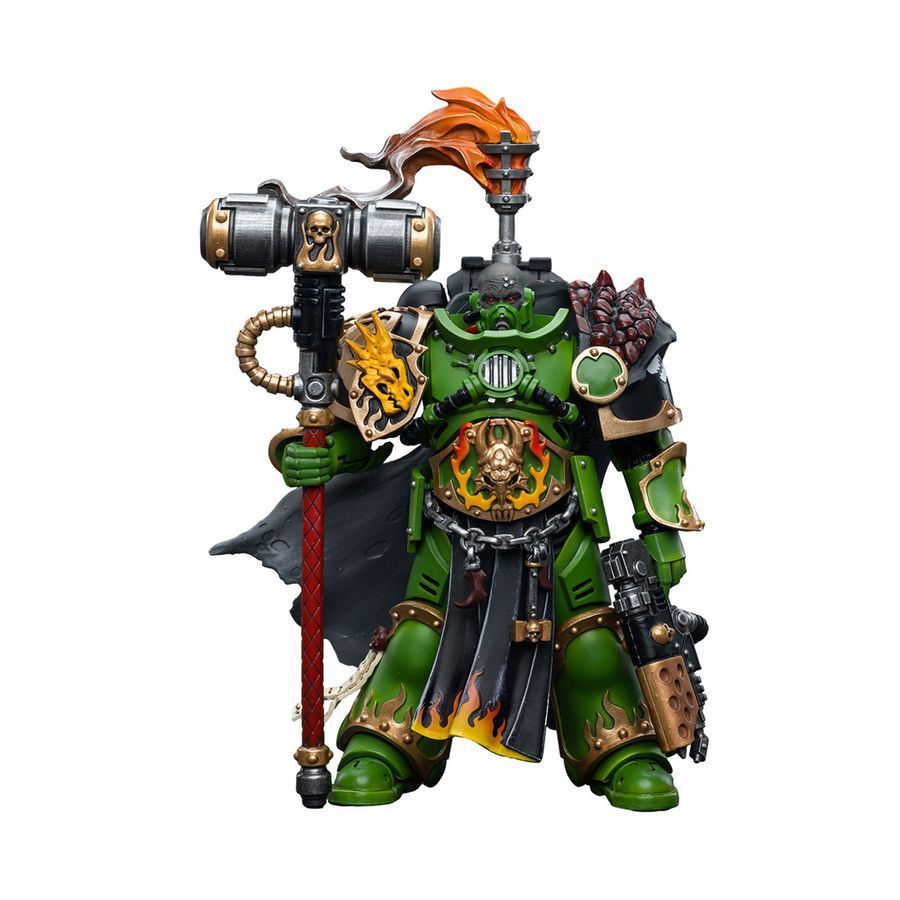 Фигурка из игры Warhammer 40k, Капитан Саламандр Адракс Агатон, JOYTOY, подвижная, 12,4 см (WHR 0033)